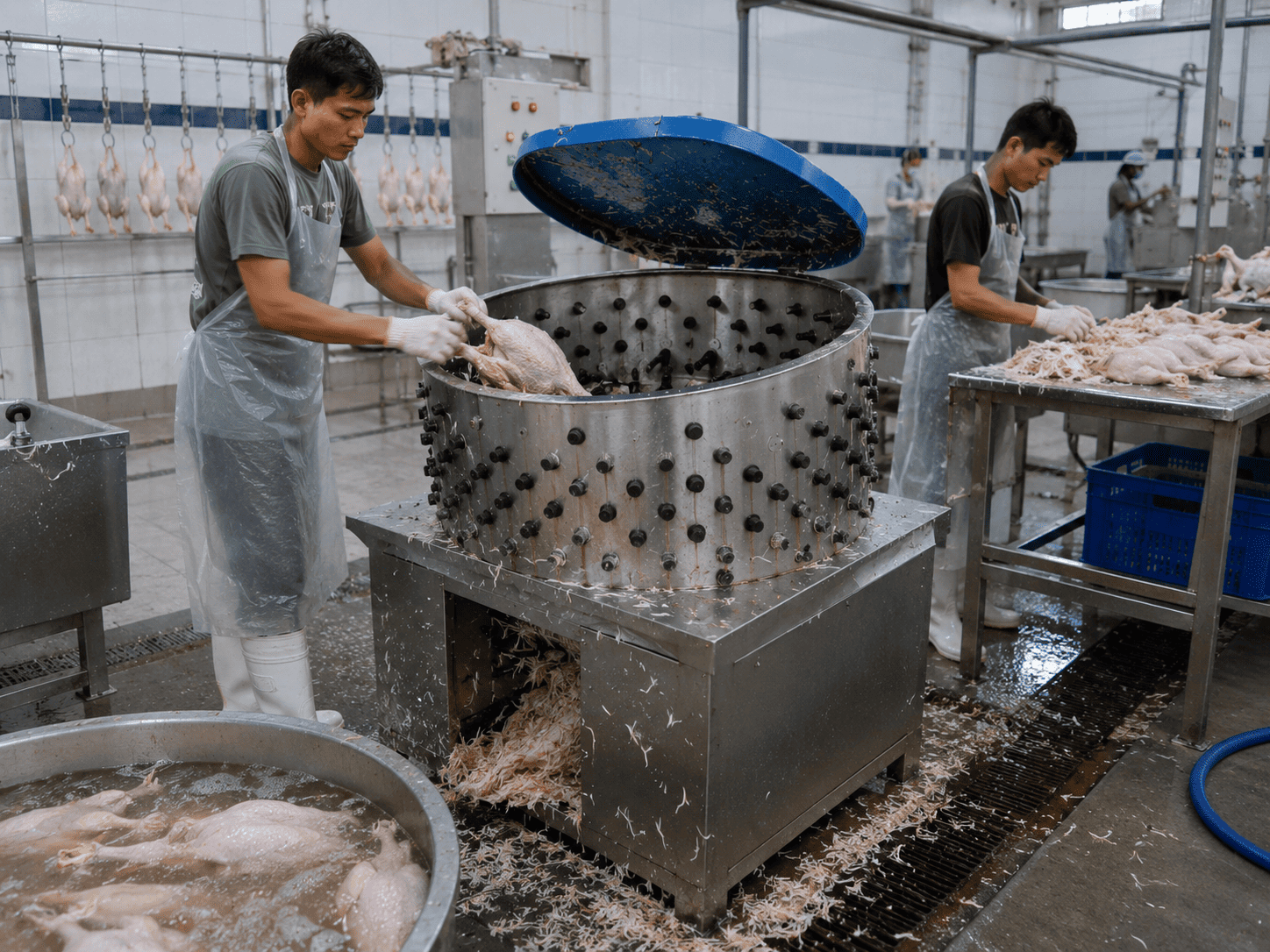 cara mencabut bulu ayam cepat