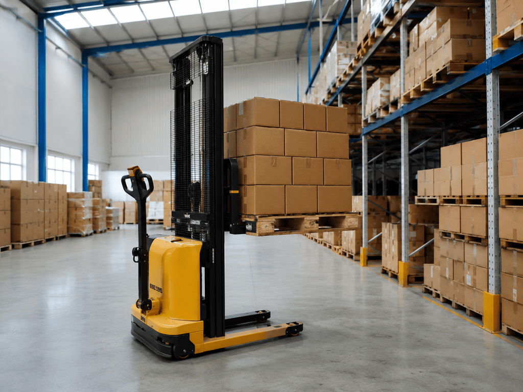 fungsi hand stacker di gudang